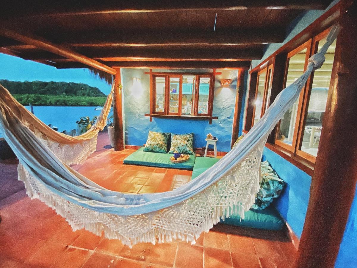 Casinha Azul Caraiva - Casa Completa Na Beira Do Rio Villa Exterior foto
