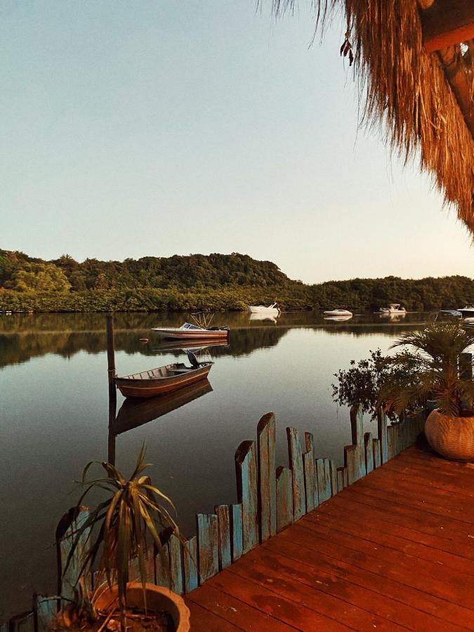 Casinha Azul Caraiva - Casa Completa Na Beira Do Rio Villa Exterior foto