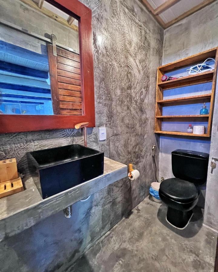 Casinha Azul Caraiva - Casa Completa Na Beira Do Rio Villa Exterior foto