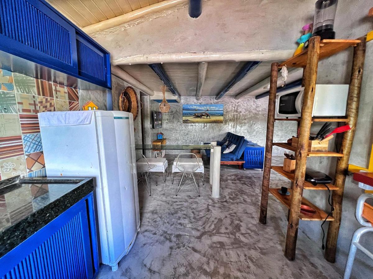 Casinha Azul Caraiva - Casa Completa Na Beira Do Rio Villa Exterior foto