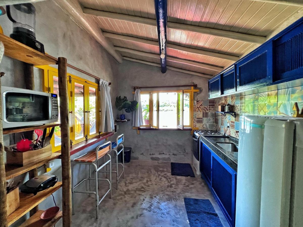 Casinha Azul Caraiva - Casa Completa Na Beira Do Rio Villa Exterior foto