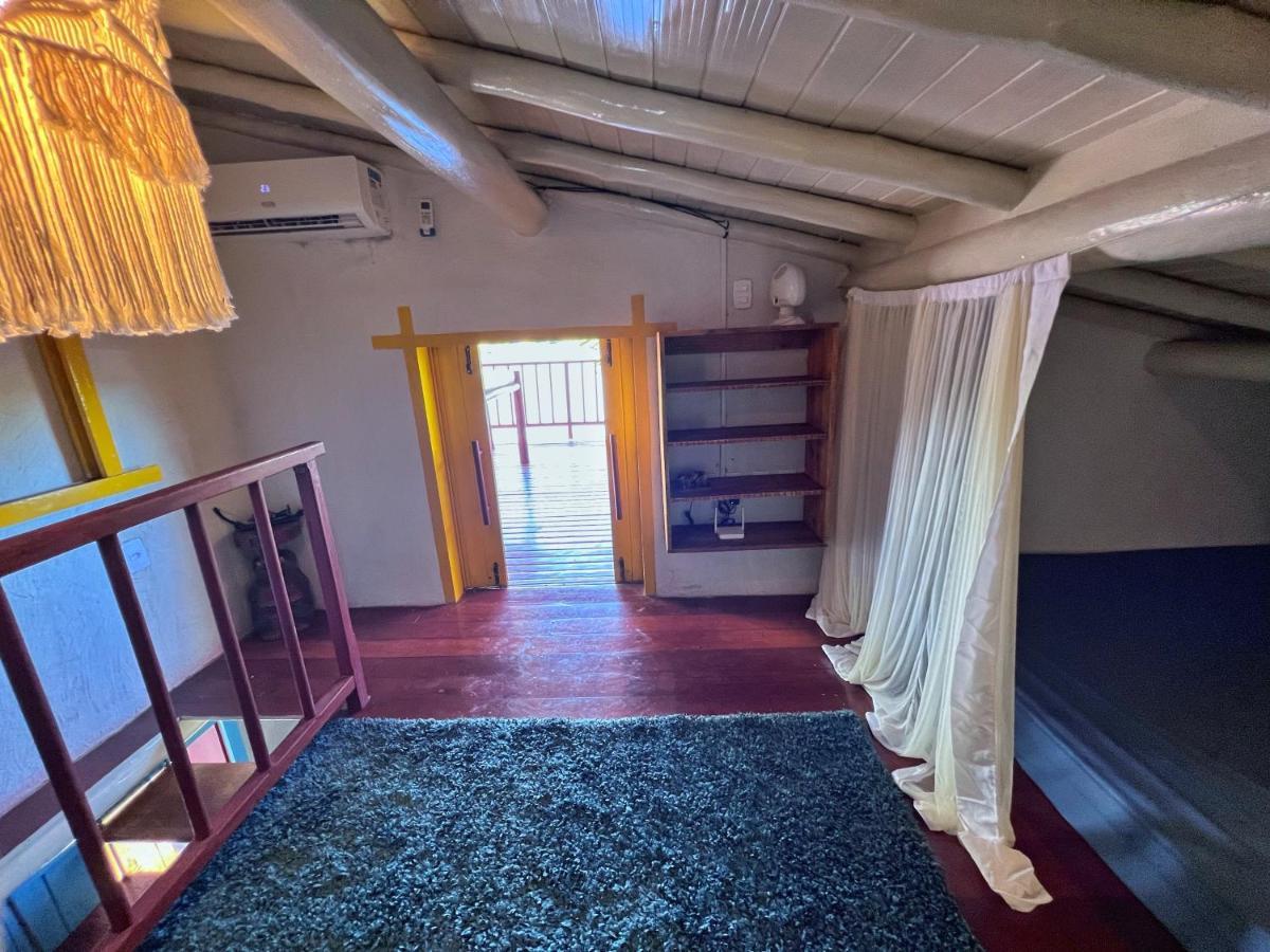 Casinha Azul Caraiva - Casa Completa Na Beira Do Rio Villa Exterior foto