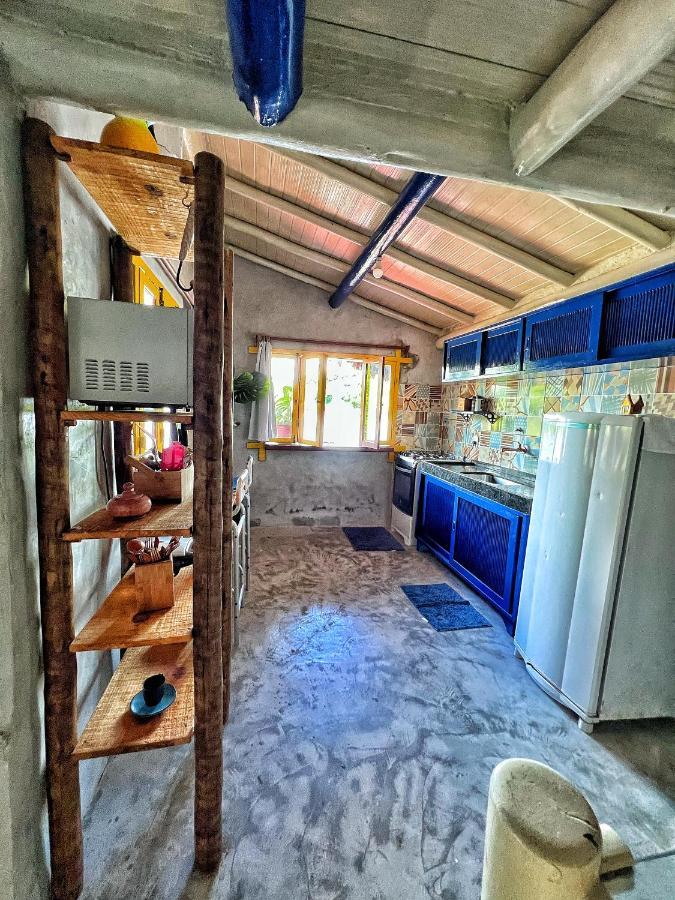 Casinha Azul Caraiva - Casa Completa Na Beira Do Rio Villa Exterior foto