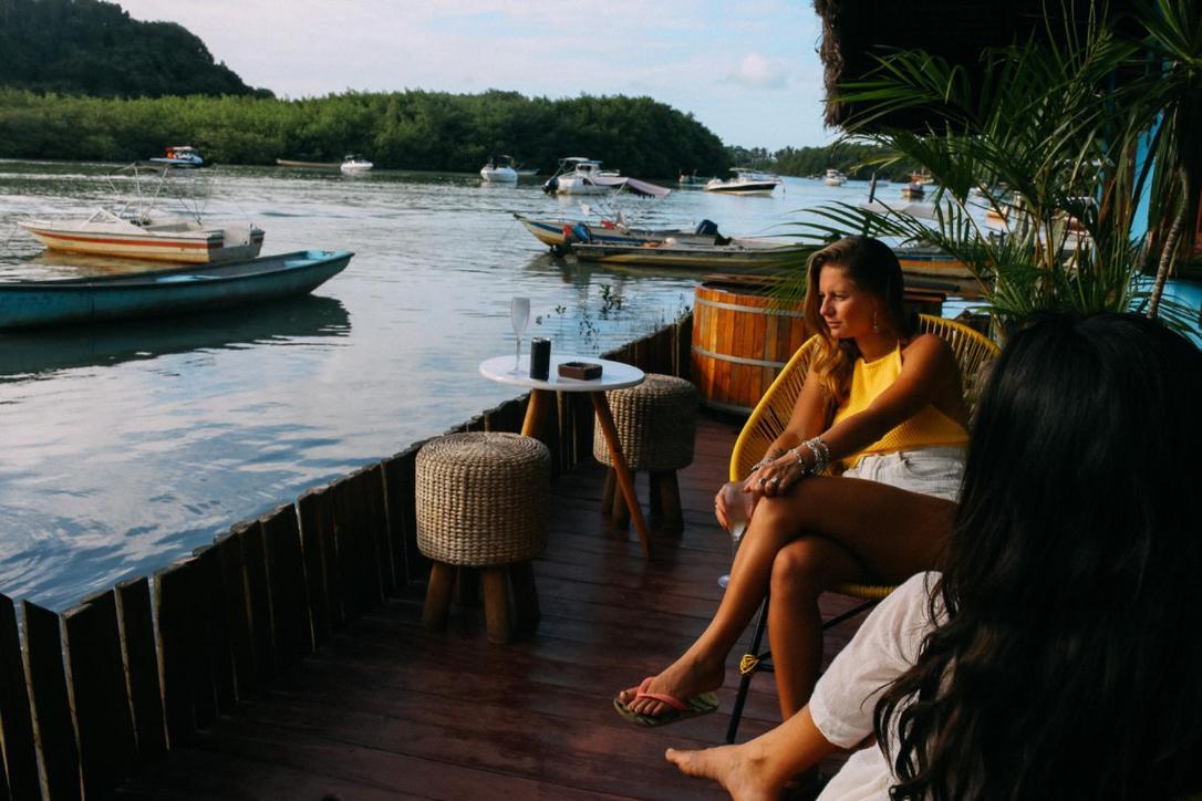 Casinha Azul Caraiva - Casa Completa Na Beira Do Rio Villa Exterior foto